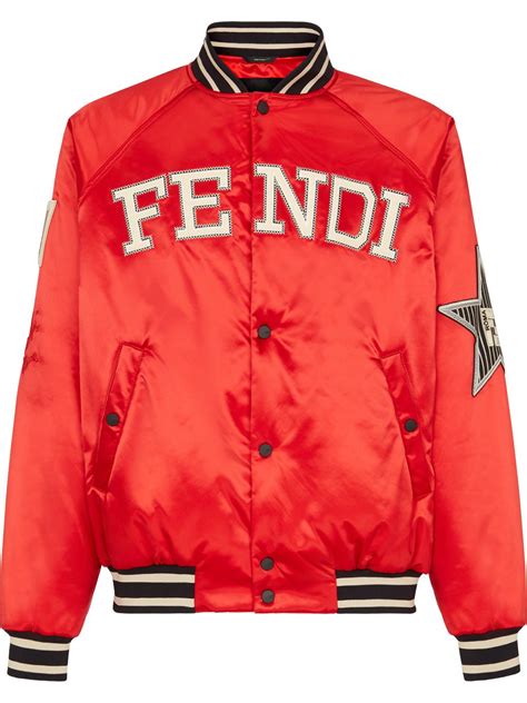 replica fendi bomber jacket|fendi bomber jacket men's.